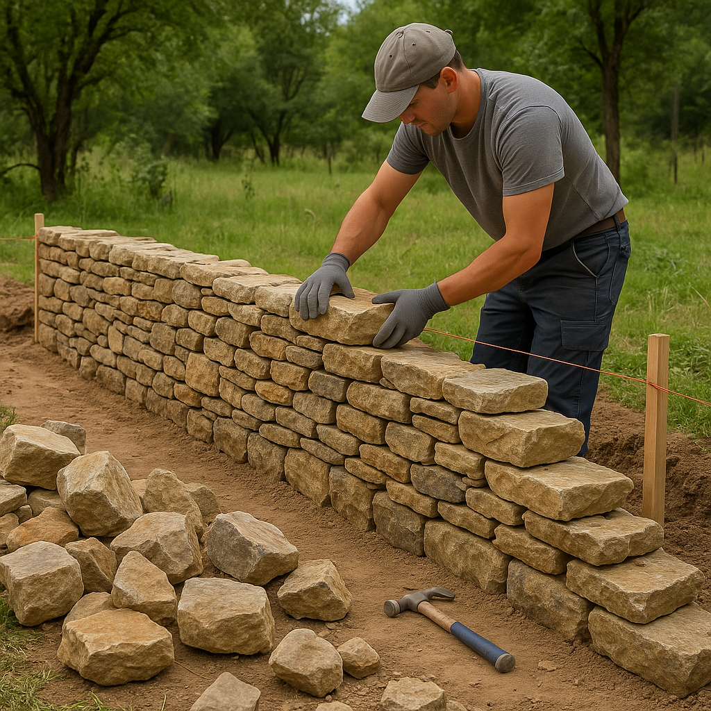 Montaj Gard din Piatră | Naturală, Decorativă, Zidită - TarguldeMesteri.ro