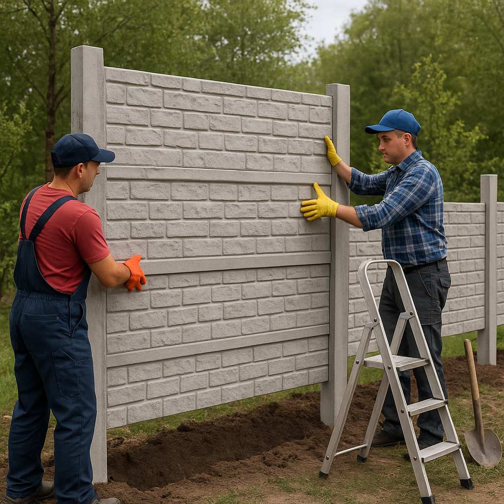 Montaj Gard din Beton | Prefabricat, Turnat sau Decorativ - TarguldeMesteri.ro