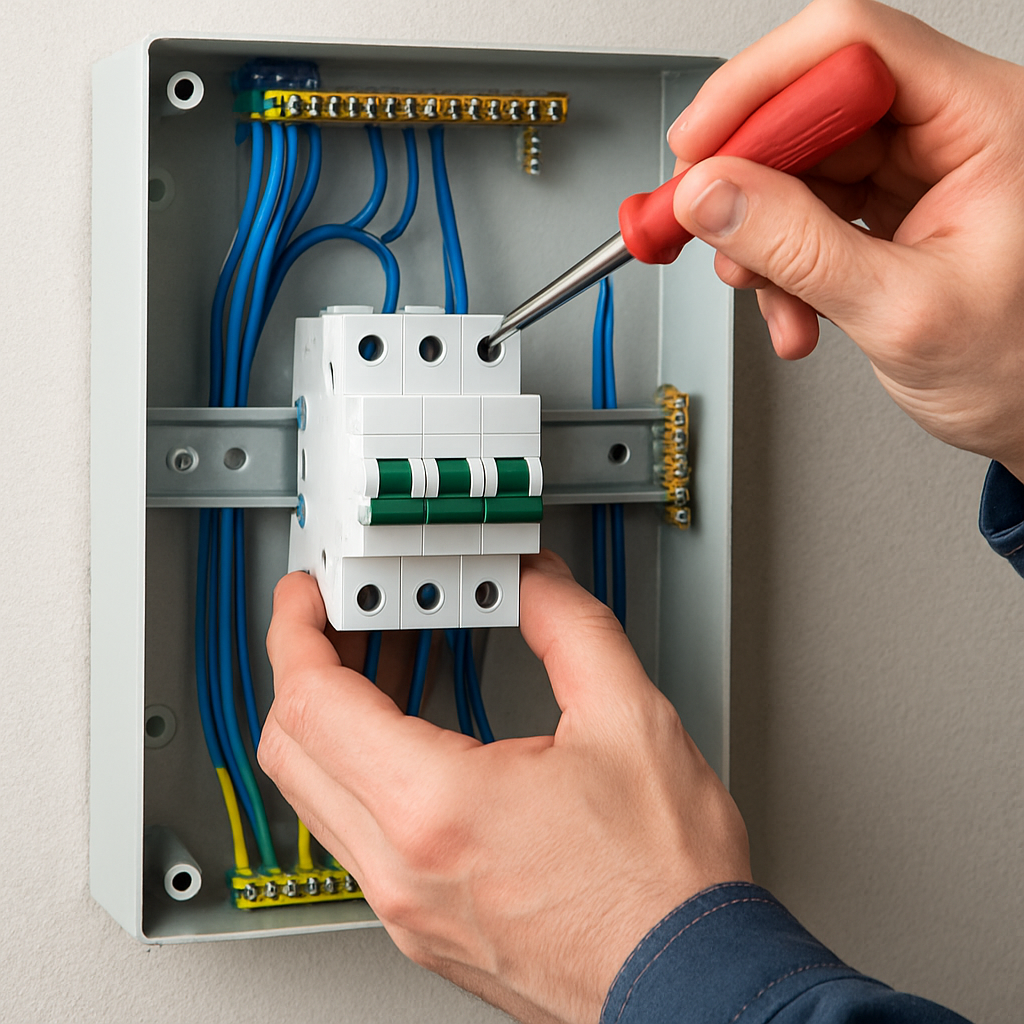Montaj sigurante electrice