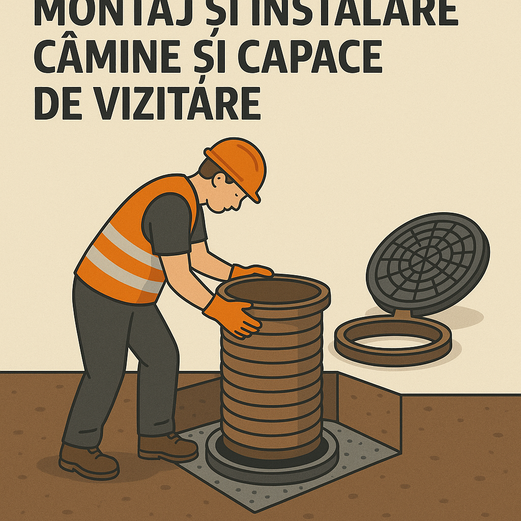 Montaj Cămin Canalizare | Rețele Menajere & Pluviale – TarguldeMesteri.ro