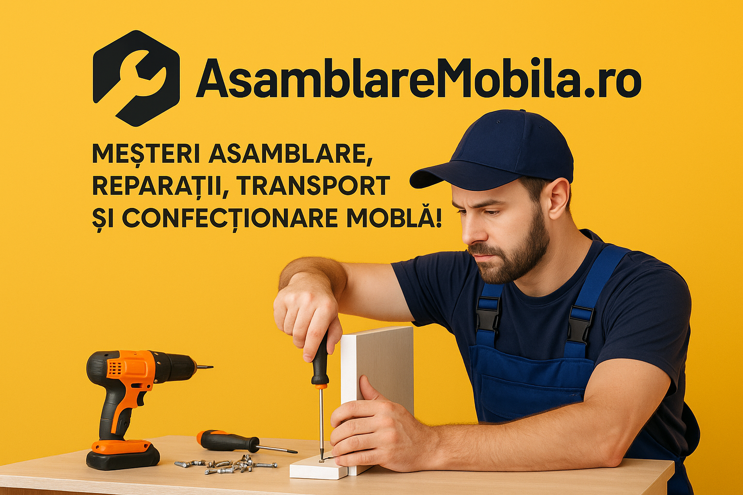 Mesteri specializati in servicii de montaj, asamblare, reparatii, reconditionare, transport si manipulare Mobila
